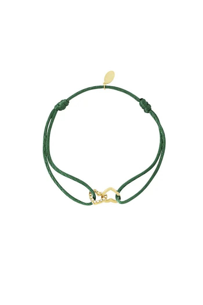 armband satijn hartjes