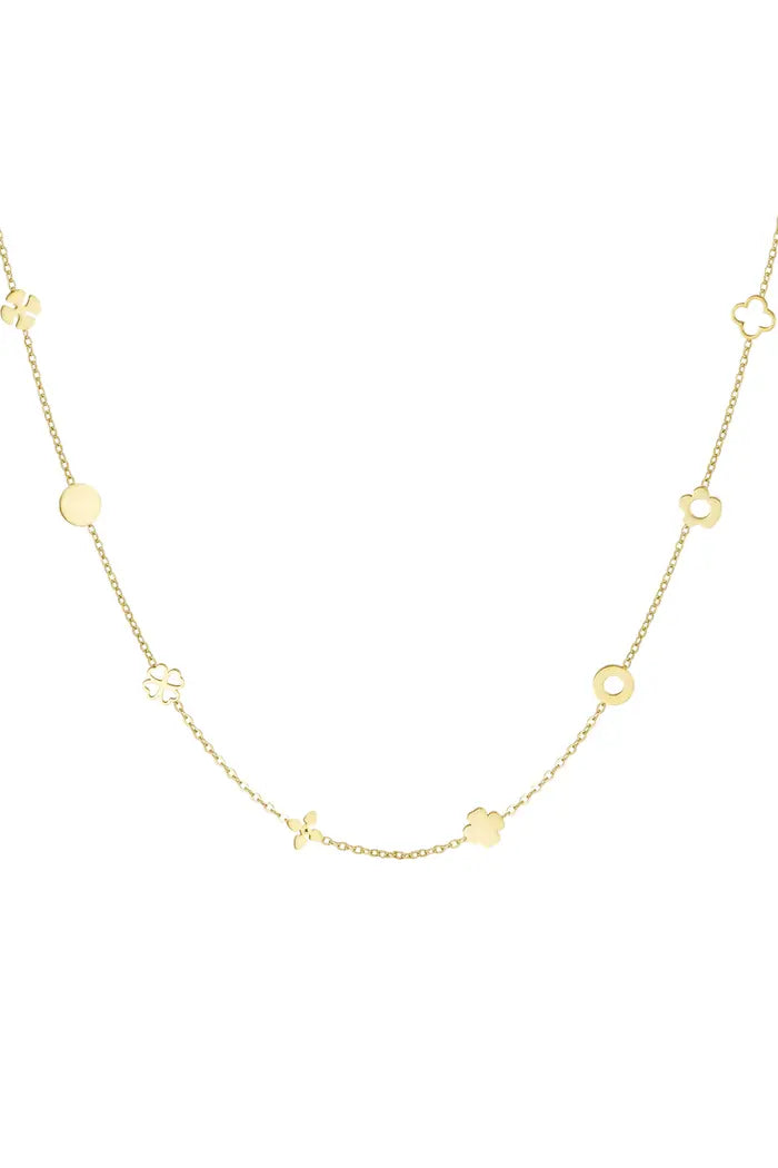 Ketting klaver bedels