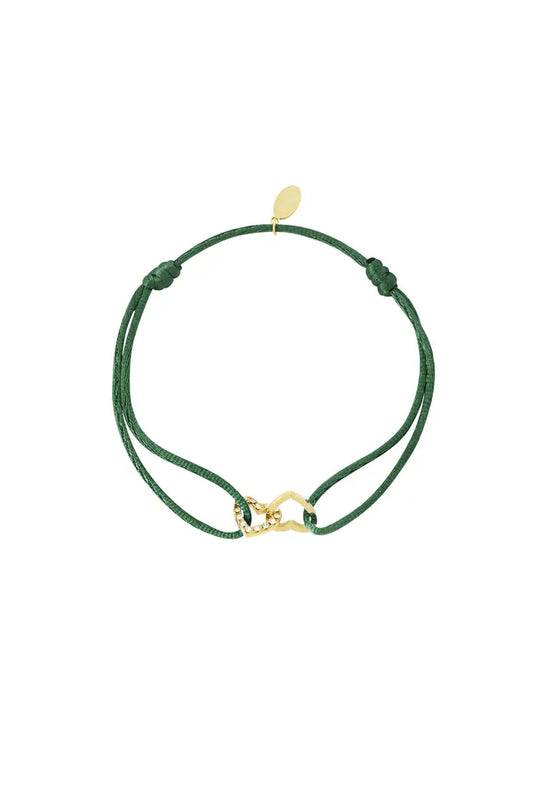armband satijn hartjes