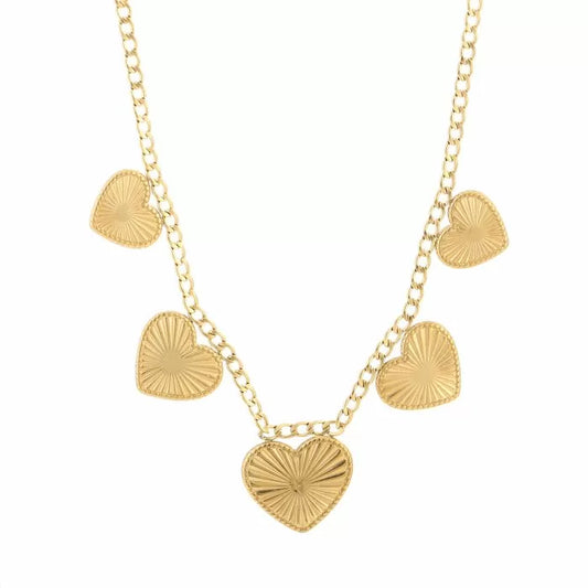 Ketting bedels hart