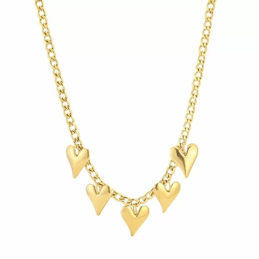 Bedelketting hartjes