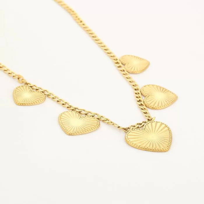 Ketting bedels hart
