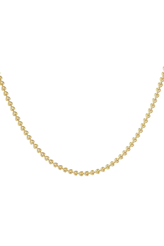Ketting aaneengesloten hartjes