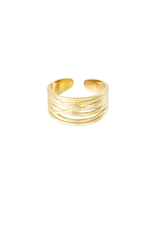 Ring verschillende laagjes
